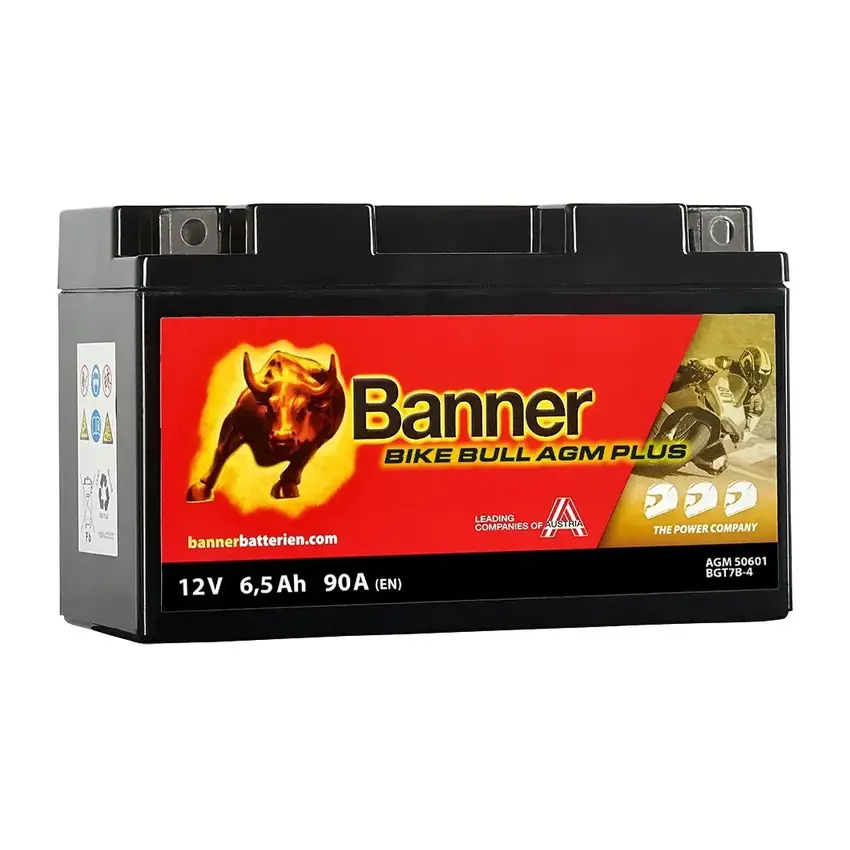 BANNER Bike Bull AGM PLUS BGT7B-4 12V/6,5Ah